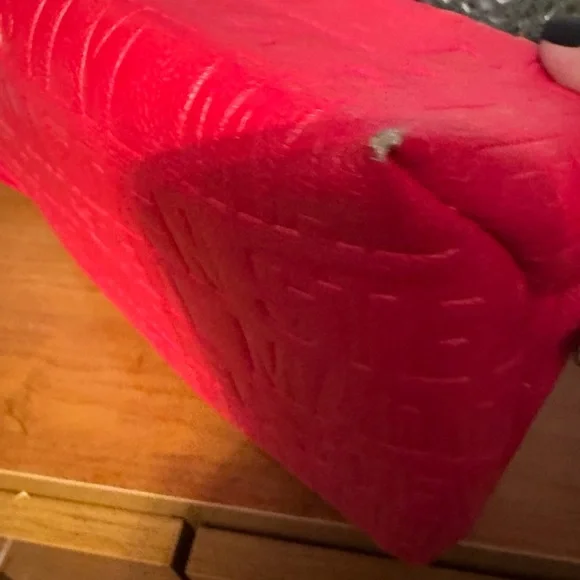 Steve Madden Red Embossed Clutch - Picture 3 of 6